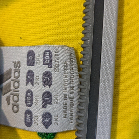 Adidas FIFA world cup Brazil 2006 yellow Zipper jacket - Picture 6 of 7
